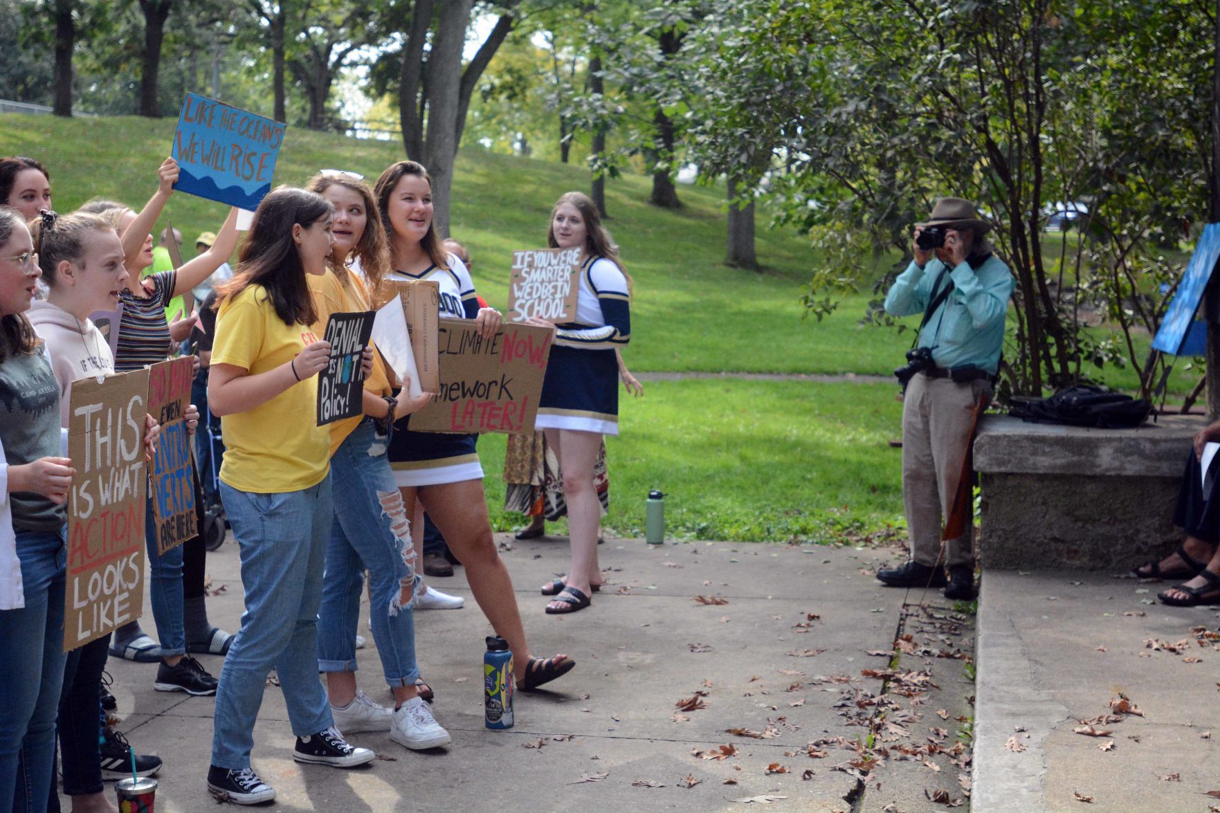 BHS strikes for climate change